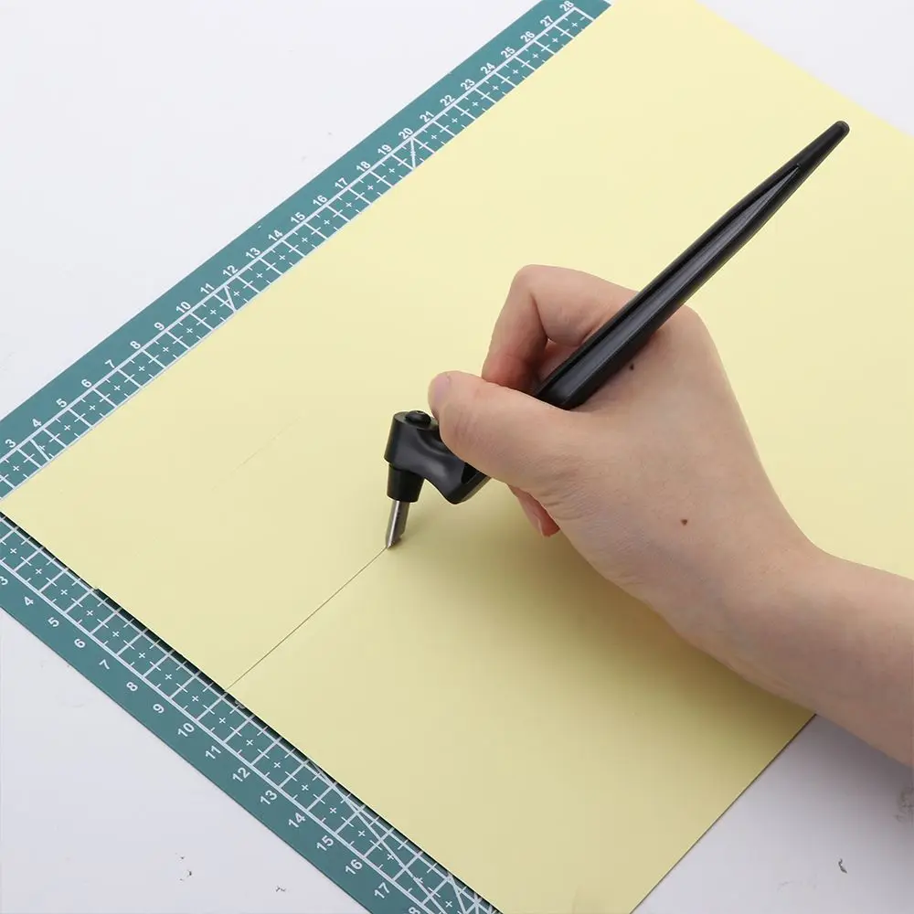 Горячий! Набор инструментов для резки ручной работы с ножом, вращающимся на 360 градусов, из нержавеющей стали для резьбы и резки в искусстве, для создания шаблонов в скрапбукинге.