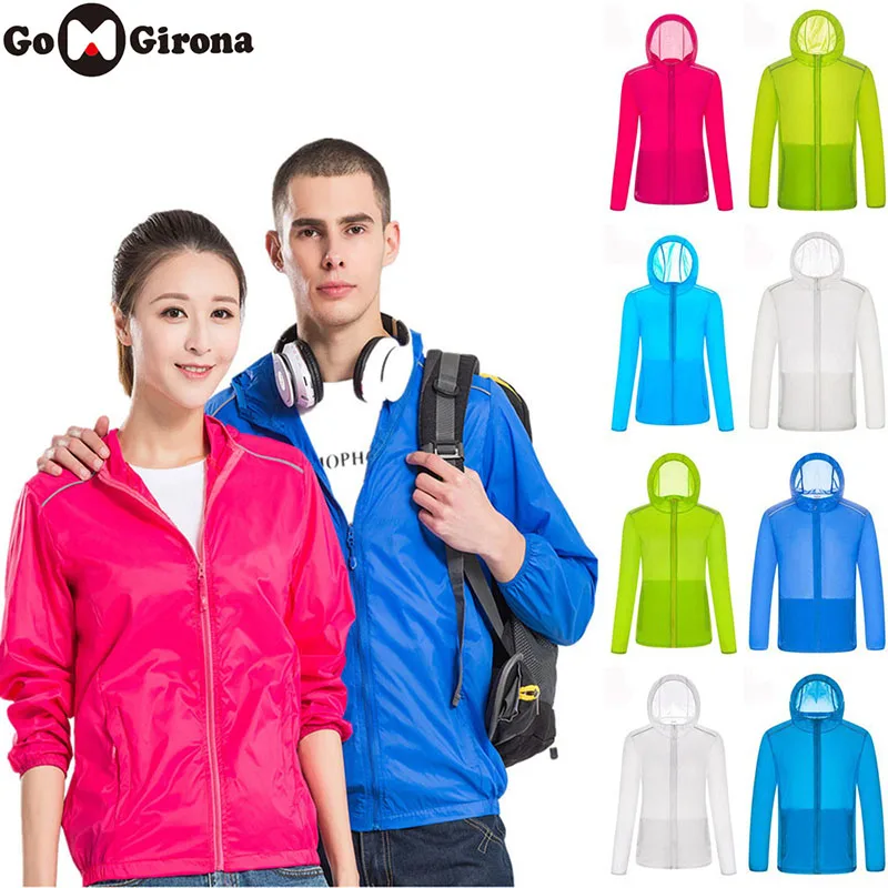 Мужская и женская велосипедная куртка с светоотражающими полосками