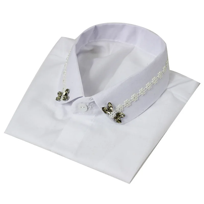Короткая женская рубашка Dickie Pearl Diamond Женский свинцовый воротник новинка