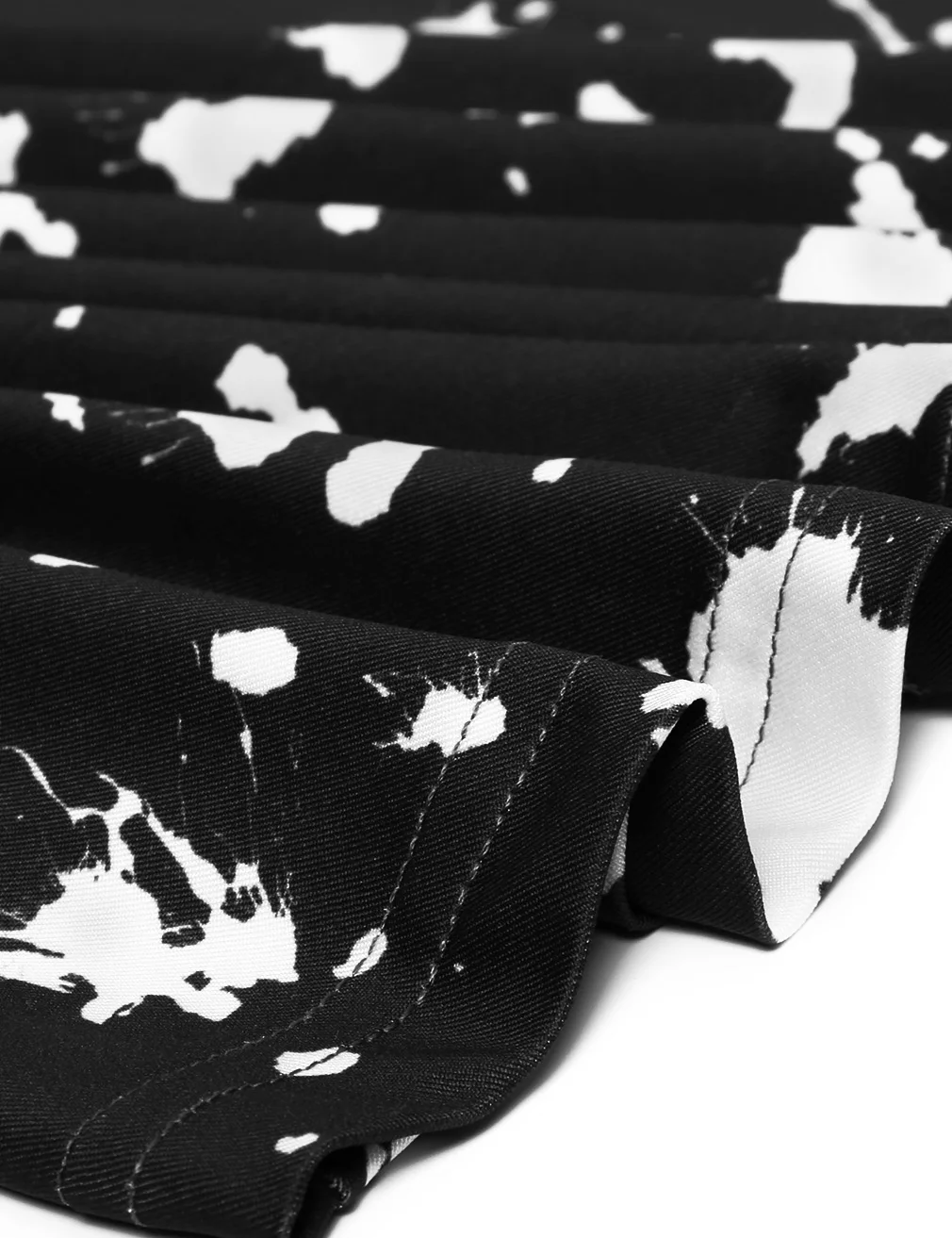 Женская с v образным вырезом короткий рукав а линия изогнутый подол галстук