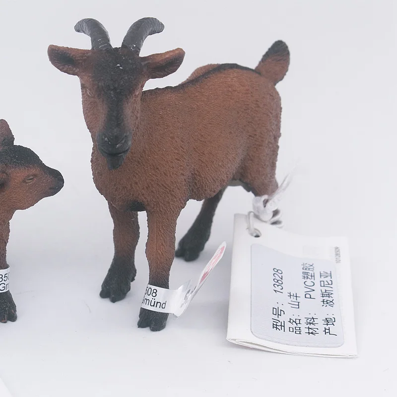 Schleich ферма жизни фигурки животных пластиковая игрушка Коза коричневый для детей