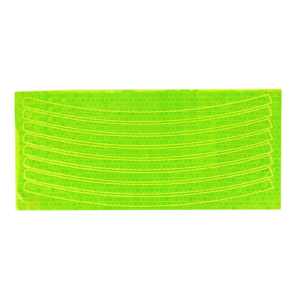Light Yellow YOSOLO наклейка для колес мотоцикл велосипед отражатель наклейка на обод велосипед Велоспорт безопасности колеса Светоотражающая наклейка - Цвет: Light Yellow