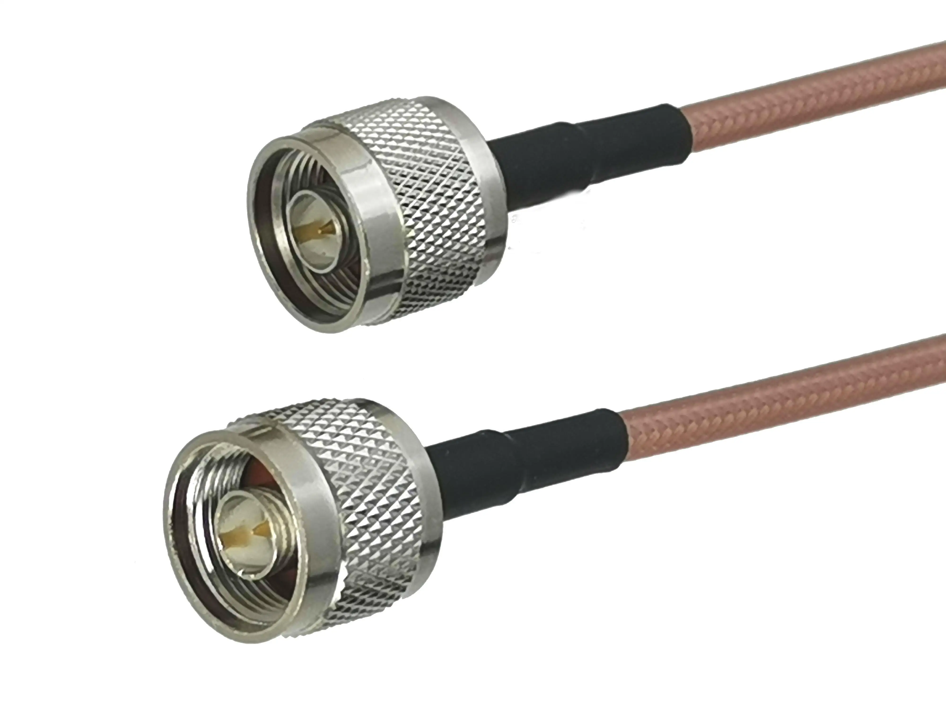 

1Pcs RG142 N Male Plug to N Male plug Connector RF Coaxial J
