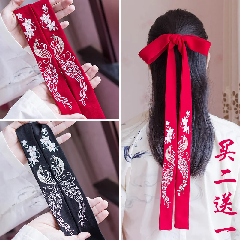 Повязка для волос с вышивкой Bianhua Hanfu супер сказочная веревка в китайском стиле