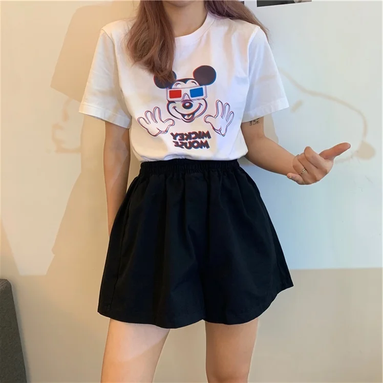 

Sports Shorts Women's Summer 2021 New Thin High Waist Slimming Loose All-Match Casual Wide-Leg Pants Trendy Ins