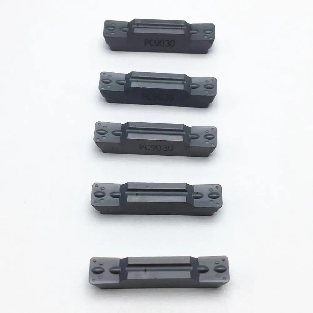 

10PCS high quality MGMN500 M PC9030 5mm fine separation slotted carbide blade metal lathe tool CNC cutting tool MGMN 500