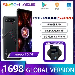 NEW ASUS ROG Phone 5s Pro Global Version Snapdragon888 18GB RAM 512GB
ROM 6000mAh 65W NFC OTA Update Gaming Phone ROG5S PRO