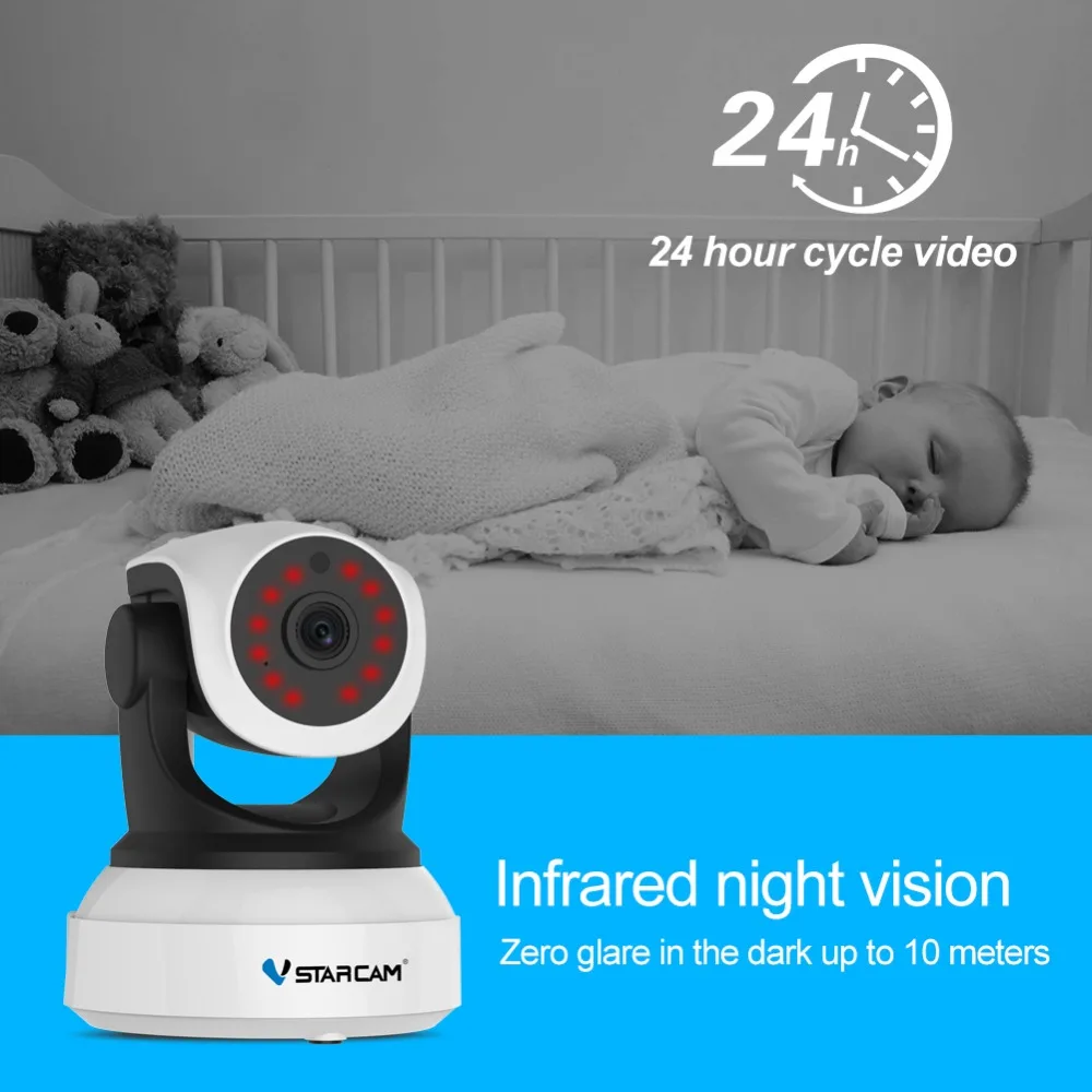 Vstarcam C24S 2MP/3MP 1080P HD ip камера безопасности Wifi тела автоматическое отслеживание ИК