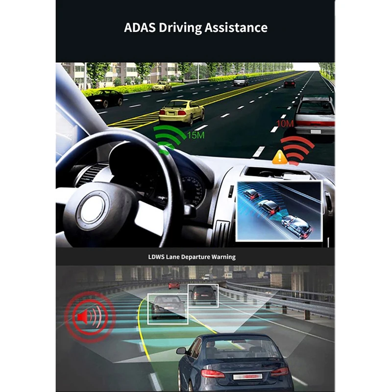 12 дюймов Android 8,1 Adas Dash камера автомобиля Dvrs камера Gps Bluetooth навигация Fhd видео рекордер 4G Wifi Dvr зеркало заднего вида