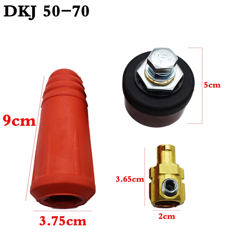 Европейский кабельный разъем для сварочного аппарата DKJ 10-25 35-50 50-70