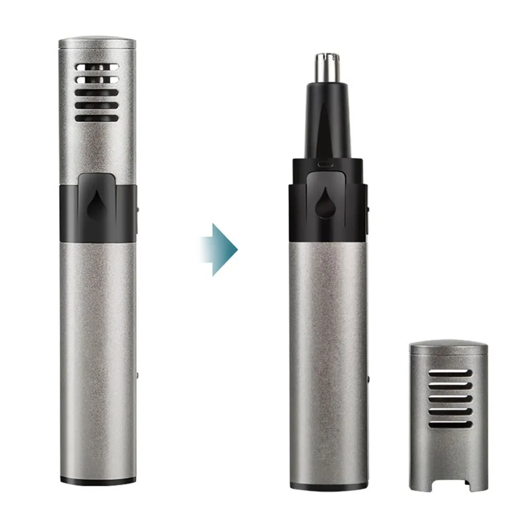 

Stylish Safe Stainless Steel Nose Trimmer Gift Ear Remover Convenient Multi-functional Cleaning USB Electric Charging