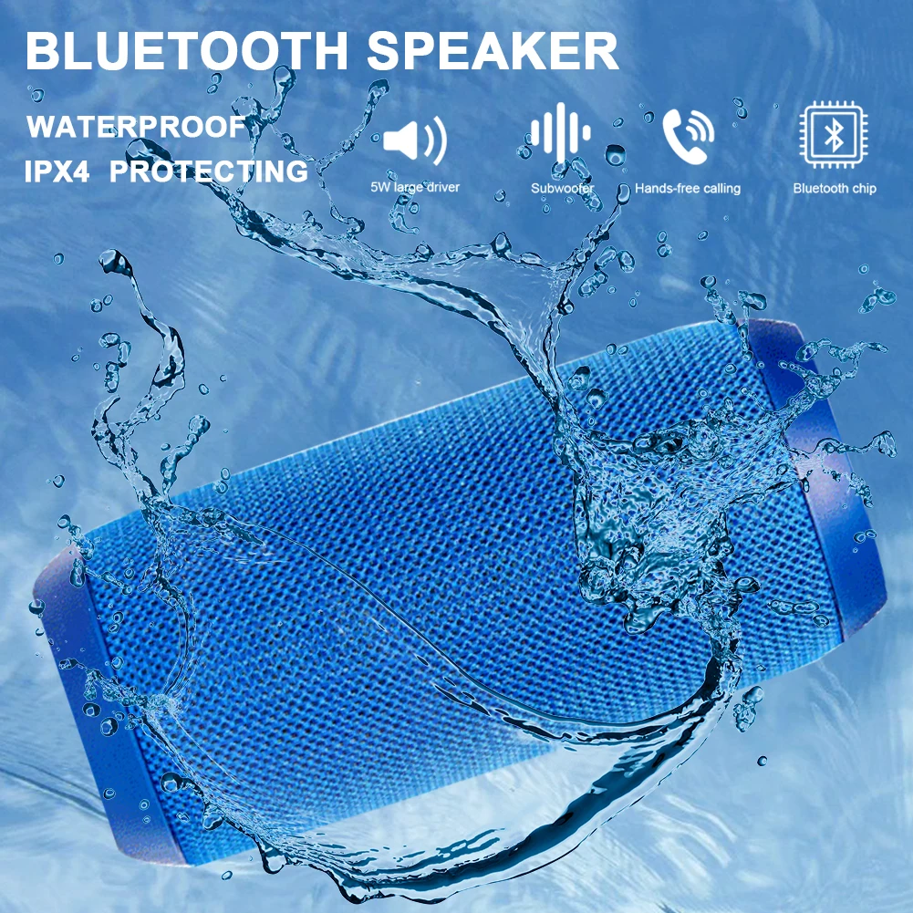 Bluetooth динамик портативный Открытый громкий беспроводной мини IPX4