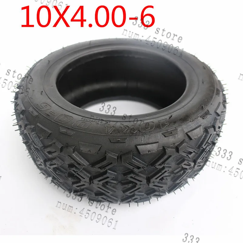 10X4.00-6 10*4.00-6 Tubeless Vacuum Tyre For Harley Electric Citycoco Scooter snow plow Go karts ATV | Автомобили и мотоциклы
