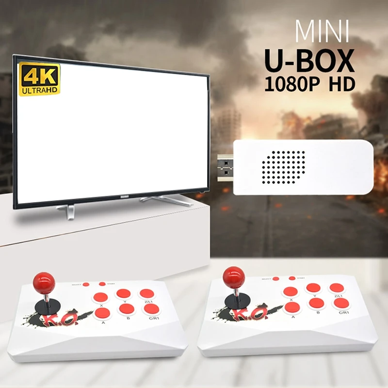 С 2 беспроводными игровыми консолями для аркадных игр 1788 встроенных HDMI выход