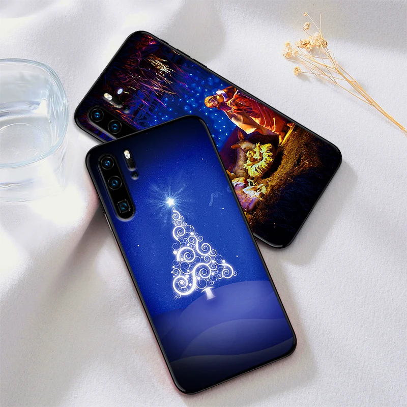 Для huawei P8 P9 Mini P10 P20 2019 P30 LITE для P Smart Z 2018 Pro Чехол телефона оболочка Рождественский