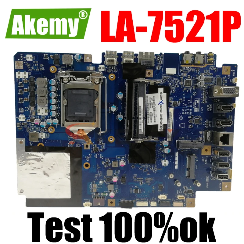 

Akemy QCA71 LA-7521P REV:10 AIO PC motherboard for ASUS ET2411I ET2411 Test onboard mainboard