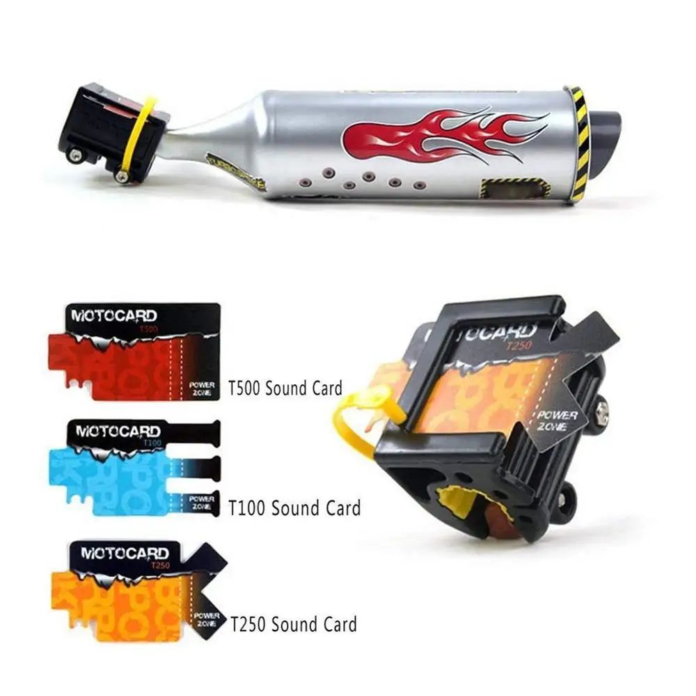 6 различных турбо звуковых эффектов мотоцикла велосипедные выхлопные