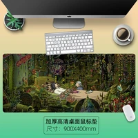 90x40cm howls moving castle large kawaii mouse pad hd printing teenage student desk pad mouse pad gamer