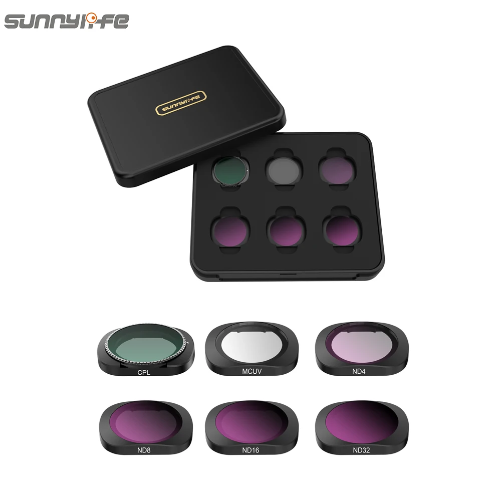3/4/6 шт Sunnylife FIMI ладони MCUV CPL ND ND4 ND8 ND16 ND32 Комплект фильтров для объектива Gimbal Камера
