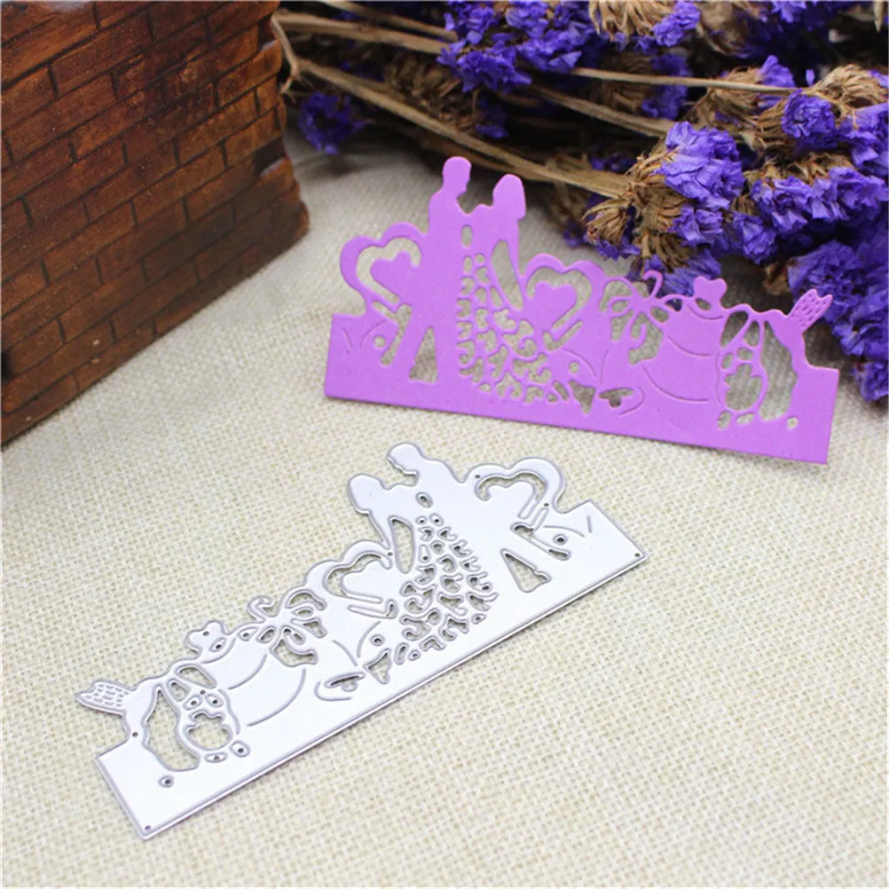 Новинка 1 шт. свадебные пригласительные открытки металлические режущие штампы