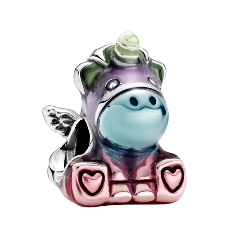 

Бусины-шармы «Единорог» для браслета Pandora, 1 шт.