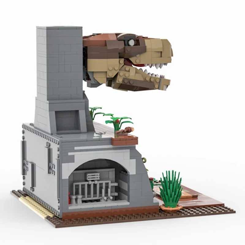 

Buildmoc Brick JurassicS-World Dinosaur Fireplace Building 46700 Model Building Block Collection Toy Puzzle Children Gift