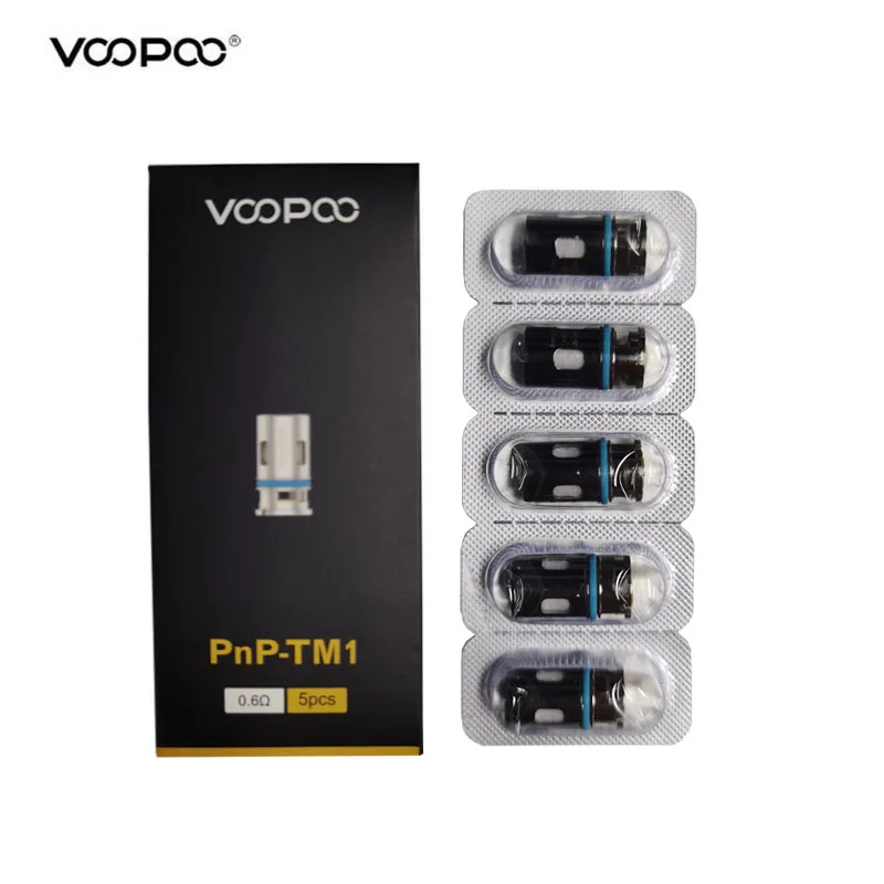 5/10/15 шт. оригинальные Voopoo PnP TM1/VM5/VM6 сетчатые сменные катушки 0.2ohm VM5 0.15ohm VM6 для Drag X / S