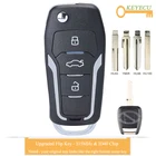Обновленный раскладной дистанционный ключ KEYECU для Opel Holden Astra TS 2000 2001 2002 2003 2004 Australia, Fob 2 кнопки-315 МГц-чип ID40