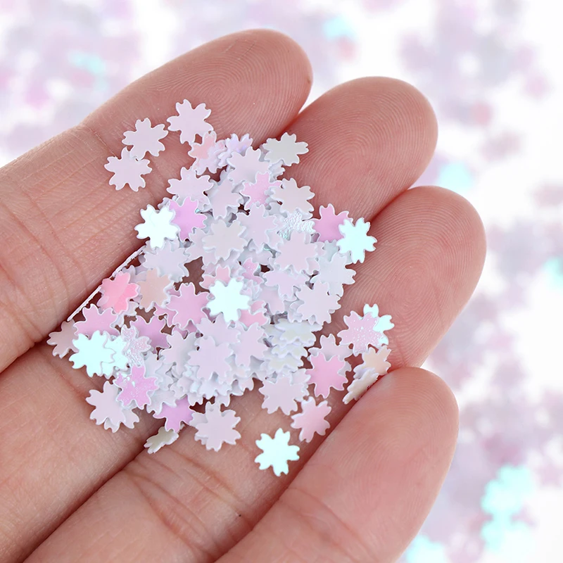 

Ultra-thin Cherry Blossom Slices Filler For Nails Art Tips Slime Sequin For Kids Lizun DIY Slime Accessories Supplies Decoration
