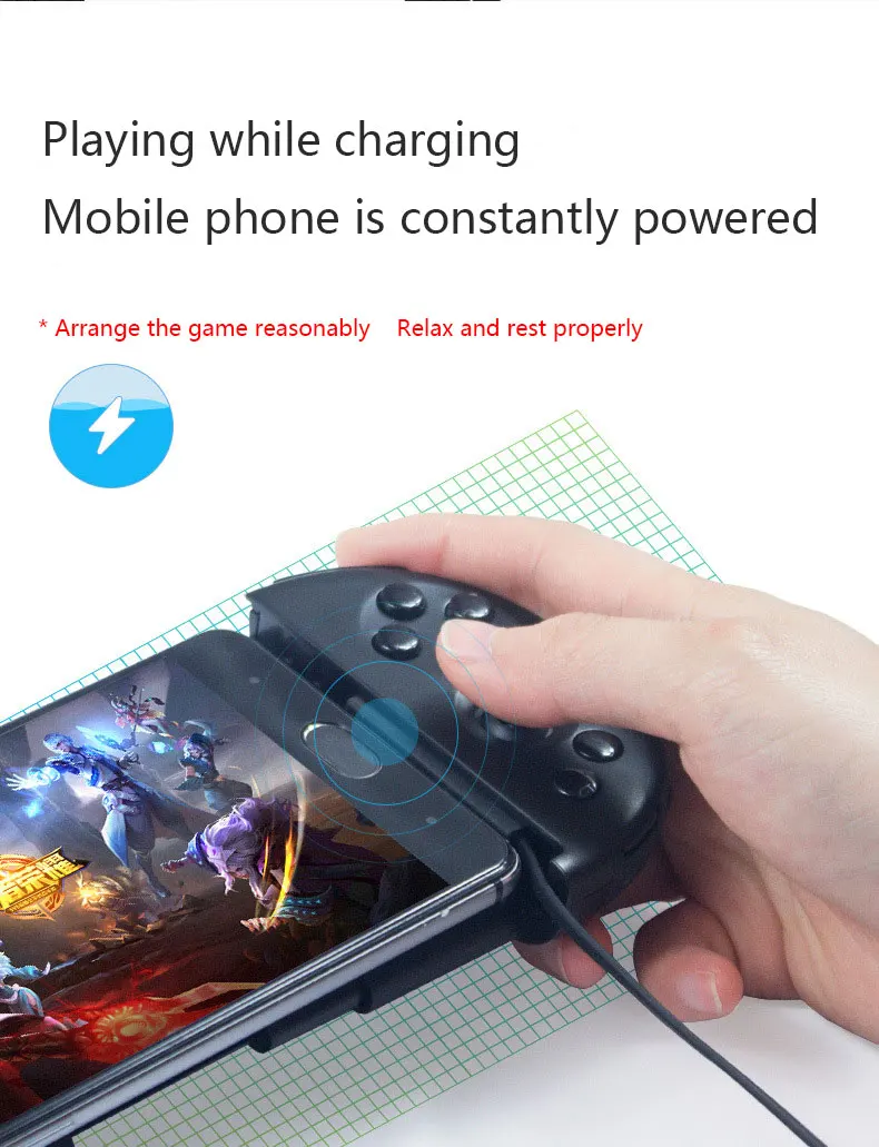 Игровые телескопические ручки Pubg линия зарядки и передачи данных для Android USB +