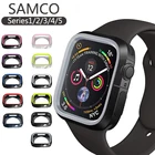 Силиконовый чехол SAMCO для iWatch 5, 44 мм, 40 мм, чехол для iWatch 42 мм, 38 мм, защитный бампер для Apple watch series 3, 4, 2, аксессуары 44