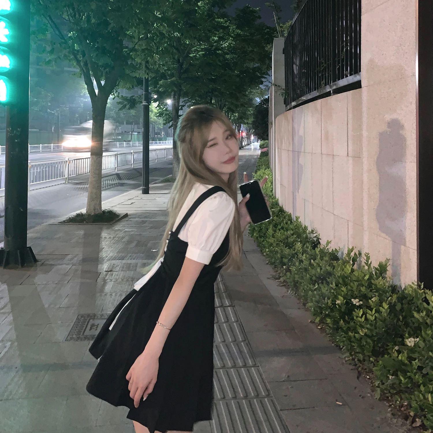 Casual Party Y2k Black Lolita Dress Female High Street 2 Piece Set Korean Style 2021 Summer Cute French Vintage Mini Dress Women