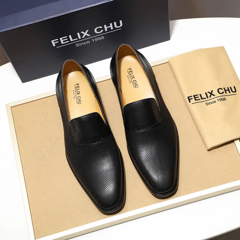 Handmade Men's Breathable Loafer Shoes Genuine Leather Brown Black Slip On Comfortable Office Dress Men Wedding | Обувь