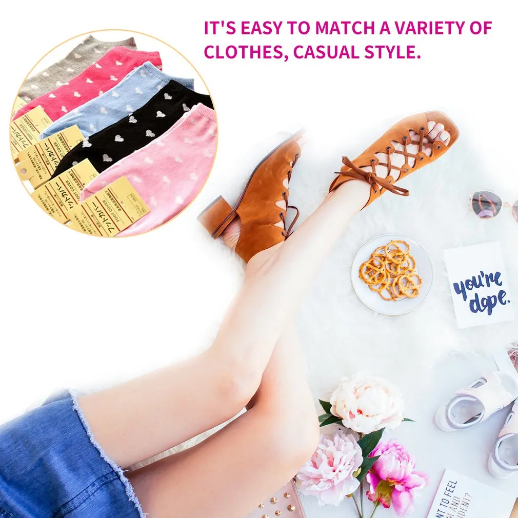 Милые детские хлопковые носки Нескользящие плоские низкие эластичные лодочки