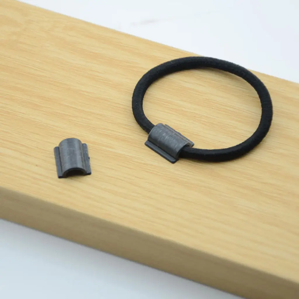 

100 Pieces Rubber Band Paste Buckle DIY Hair Band Tie Circle Bow Accessories