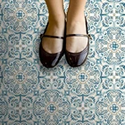 Самоклеящиеся наклейки для напольной плитки, водонепроницаемые Нескользящие съемные ПВХ наклейки на пол для ванной, кухни, гостиной, Декор, клейкая пленка, 12 шт.