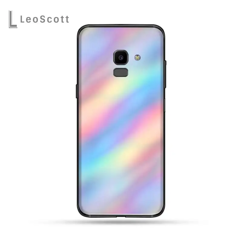 

Glossy Rainbow Phone Case For Samsung Galaxy J2 J4 J5 J6 J7 J8 2016 2017 2018 Prime Pro plus Neo duo