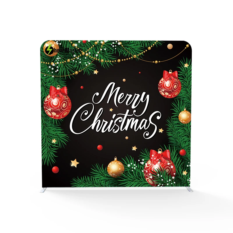 Многоразовый прямой 8 футов Натяжной тканевый рекламный фон дисплей стенд | Дом и