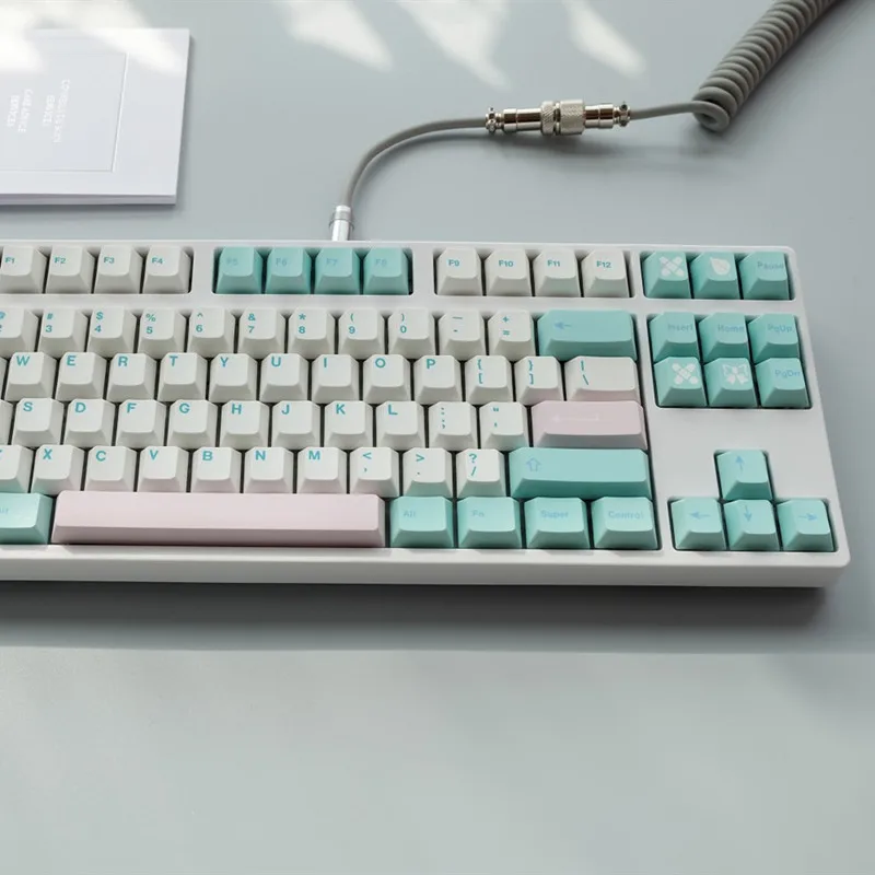 

128 Keys/set Noel Keycaps PBT Dye Subbed Keycap For MX Switch Mechanical Keyboard Cherry Profile Key Caps