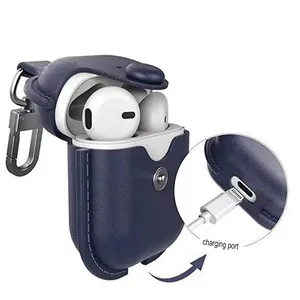 Чехол для наушников Apple Airpods 1 2, чехол, защитный чехол из искусственной кожи с Bluetooth для Airpods 1, 2, чехол, футляр, защитные сумки