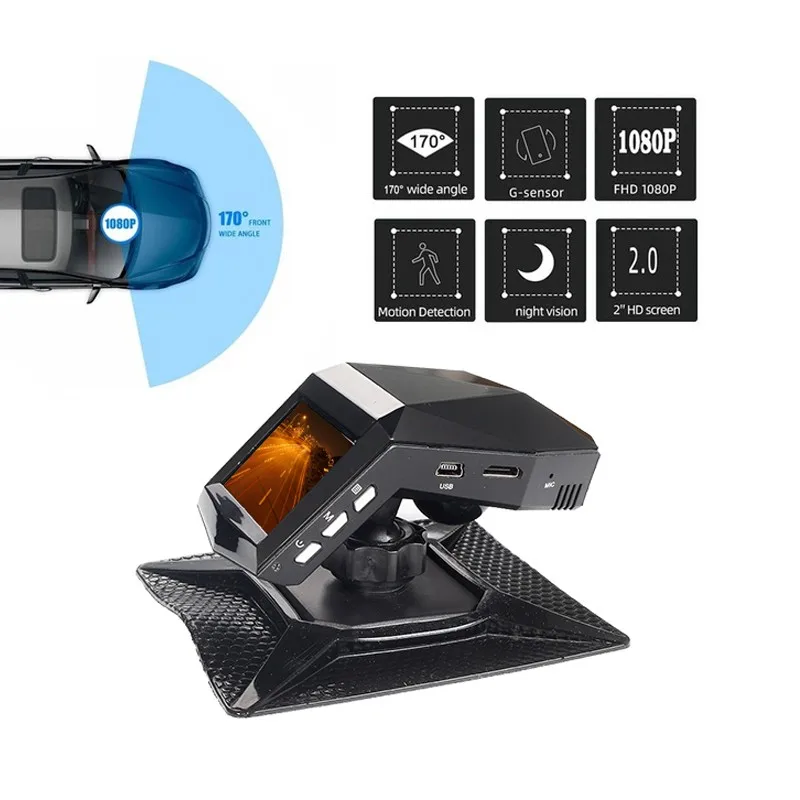 

1080P Car DVR Dash Cam 4K Dash Camera Video Recorder 2" Dashcam HD Cycle Recording Night Vision Car Recorders Video Registrator