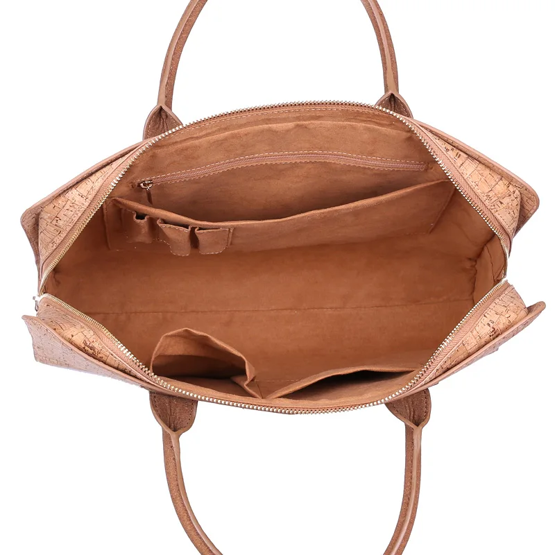 Сумка для ноутбука из натуральной пробки водонепроницаемая сумка Защитная офиса