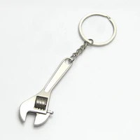 creative tool wrench spanner keyring key chain ring metal keychain adjustable 652b