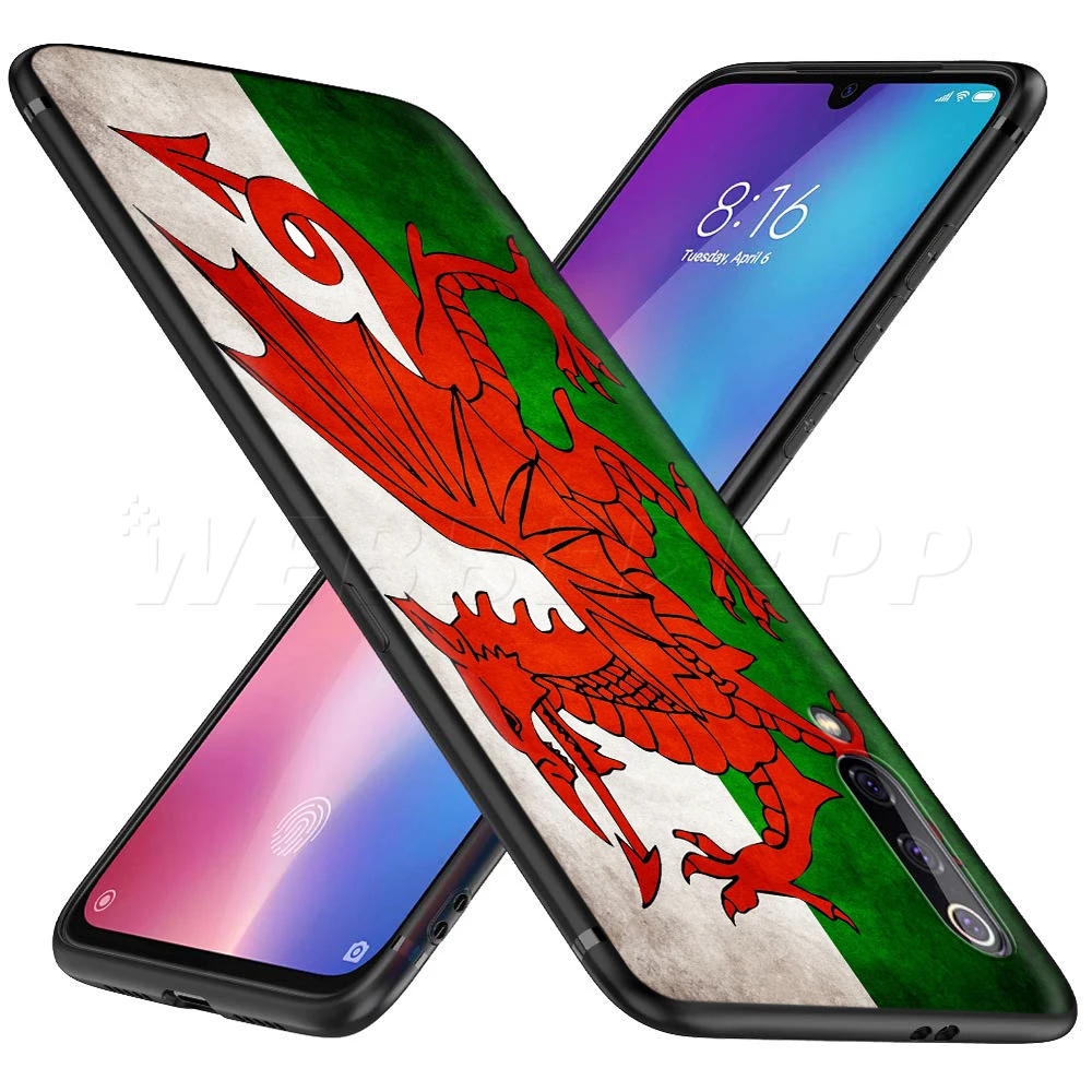 Чехол в стиле ретро с валлийским флагом дракона для Xiaomi Redmi Note 8 MI 3 6 9 A1 A2 A3 8A 6X 9T CC9