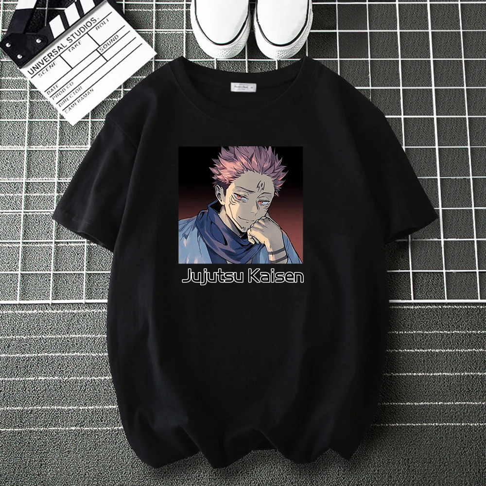 

Anime Jujutsu Kaisen Fashion Cotton T Shirt Tee Shirt for Men Woman Casual Loose Cartoon Tops Male Hip Hop Harajuku T-Shirts