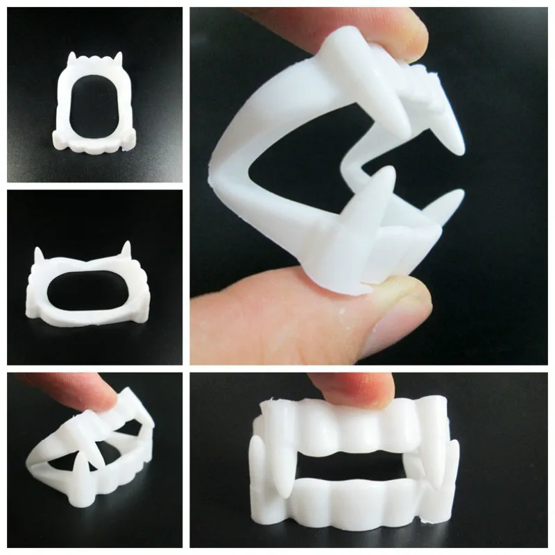 Защита окружающей среды на Хэллоуин ужас зомби зубной протез вампира реквизит