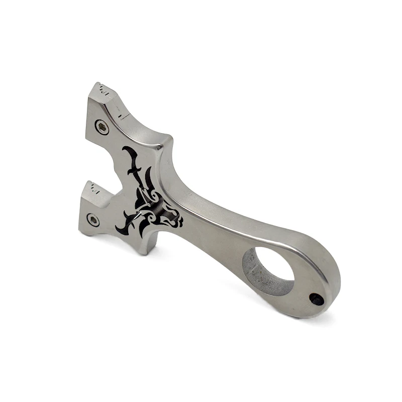 Рогатка с рисунком Bullfighting из нержавеющей стали 304 плоская резиновая лента дизайн