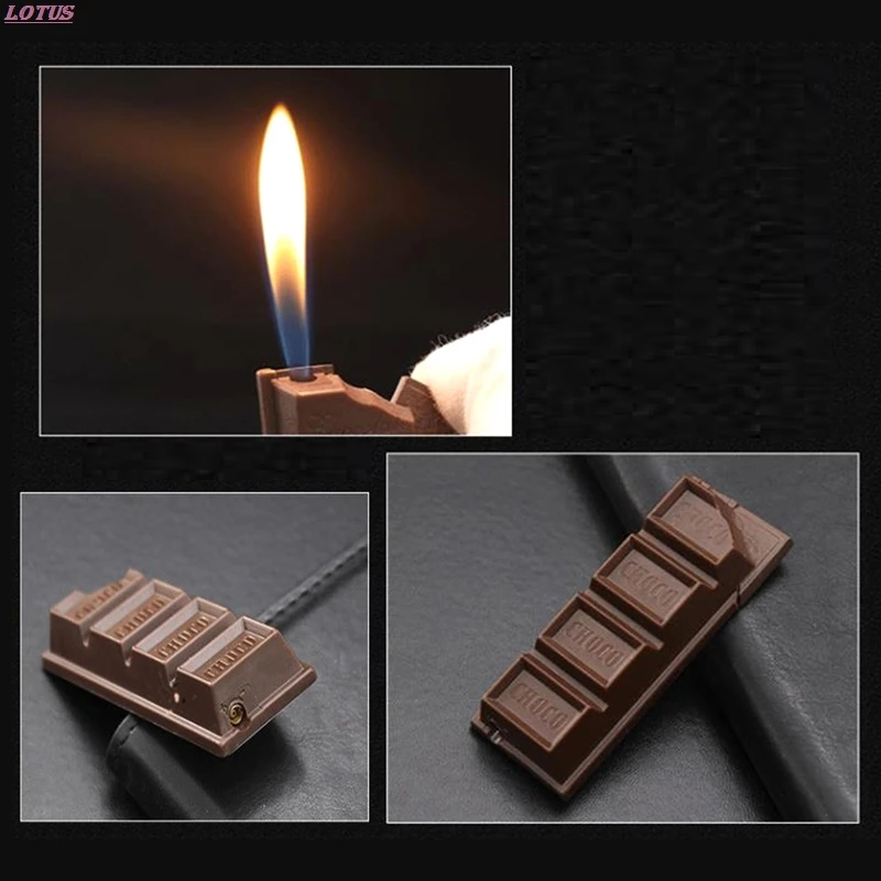 

Lighter Butane Gas Lighters Portable Cigar Cigarette Lighters Creative Chocolate Decoration Accessories Hotsale