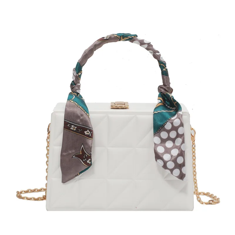 

Korean version of small bag handbag 2021 new version of simple rhombic square bag messenger bag fashion Joker shoulder bag