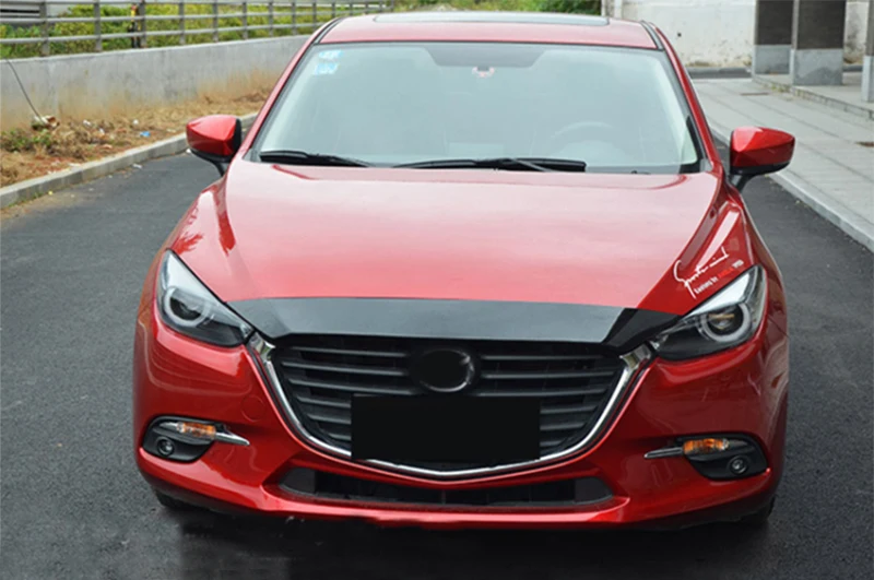 Передняя решетка радиатора для Mazda 3 M3 Axela 2017-2019 крышка двигателя отделка щитки